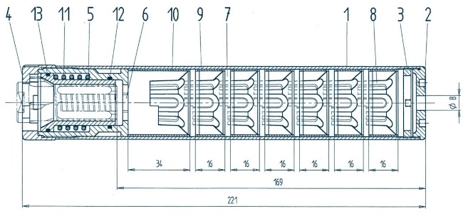 tlumič B&T AG