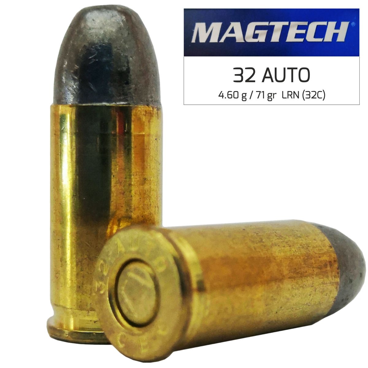 Náboj Magtech 7,65 Browning / 32 AUTO FMJ (32A) 4,60 g, 71 grs