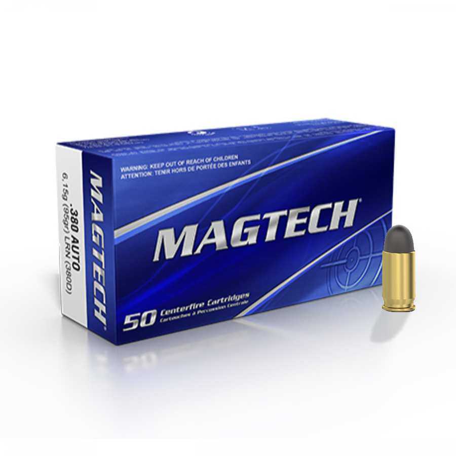 Náboj Magtech 9 mm Browning Court /  380 AUTO FMJ (380A) 6,15 g, 95 grs