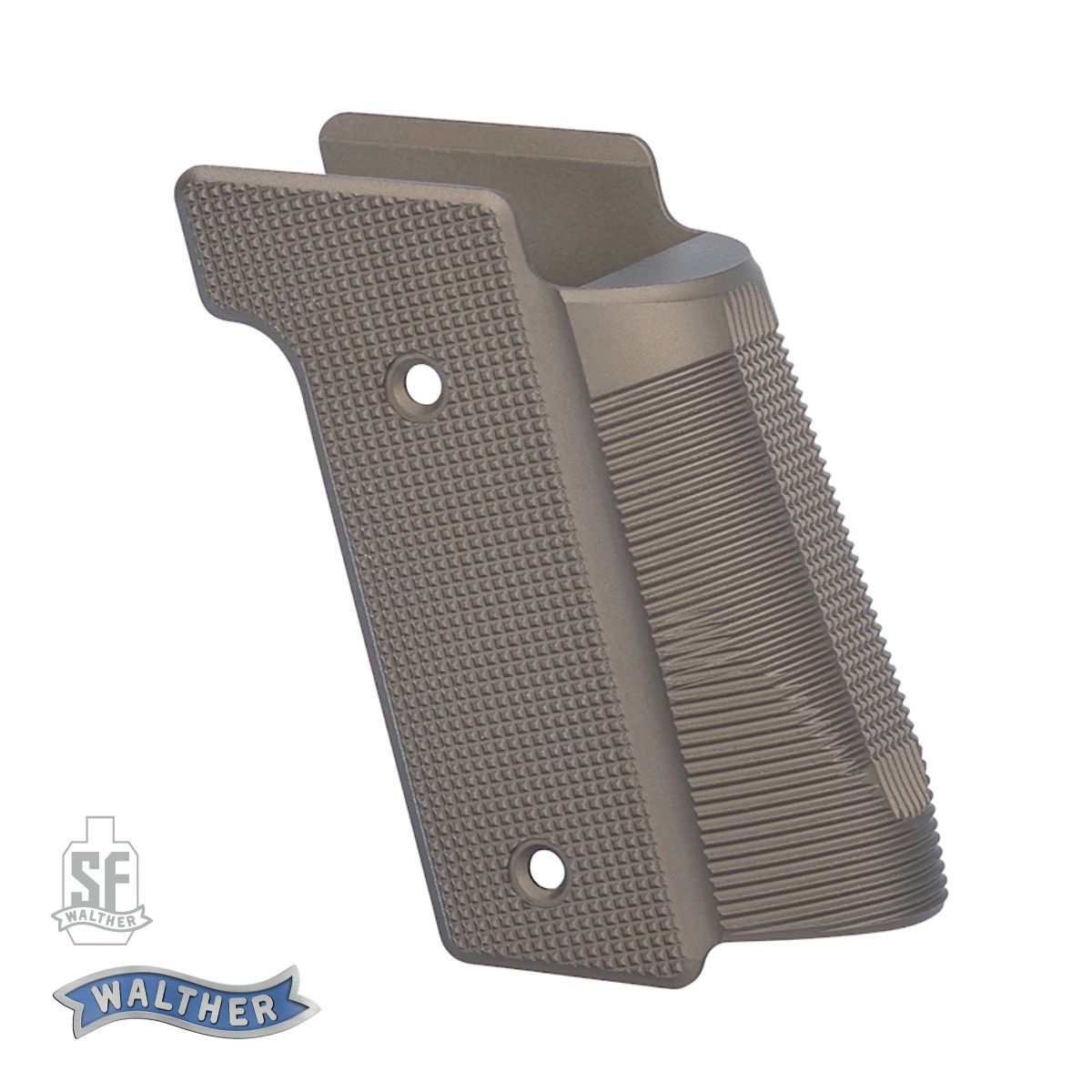 Střenky Walther Grip Panel Aluminium pro Q4/Q5 Steel Frame, modré