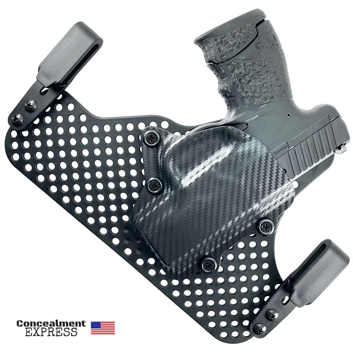 Vnitřní pouzdro pro Walther PPS M2 IWB Kydex Carbon Fiber, pravé, Concealment Express