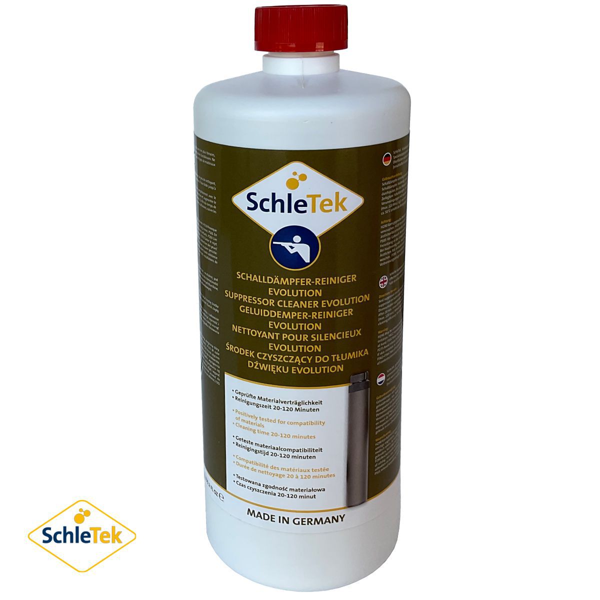 SchleTek Suppressor Cleaner Evolution Ase Utra 500 ml, na tlumiče hluku
