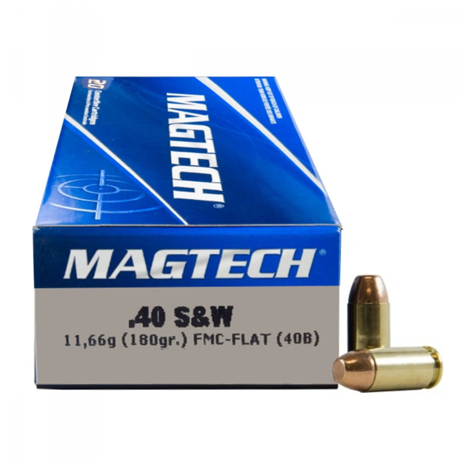 Náboj Magtech 40 S&W JHP (40A) 11,66 g, 180 grs