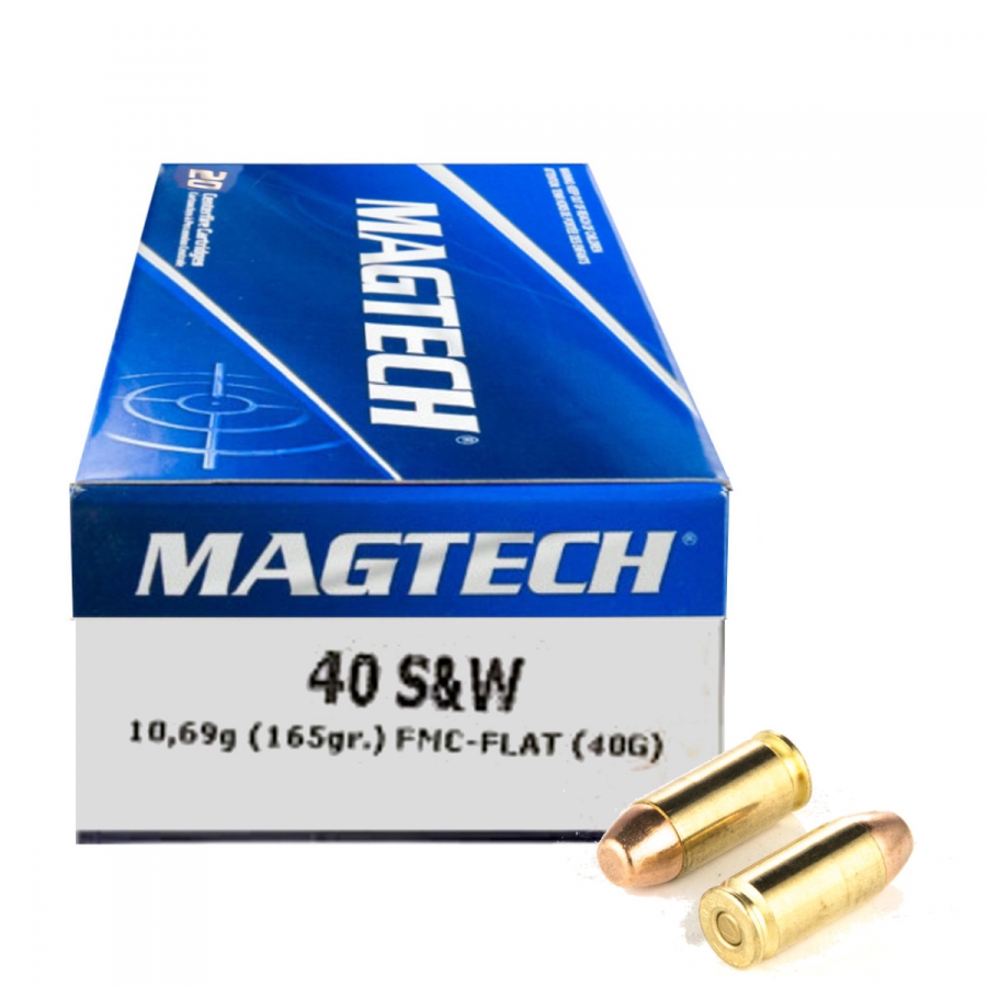 Náboj Magtech 40 S&W JHP (40A) 11,66 g, 180 grs
