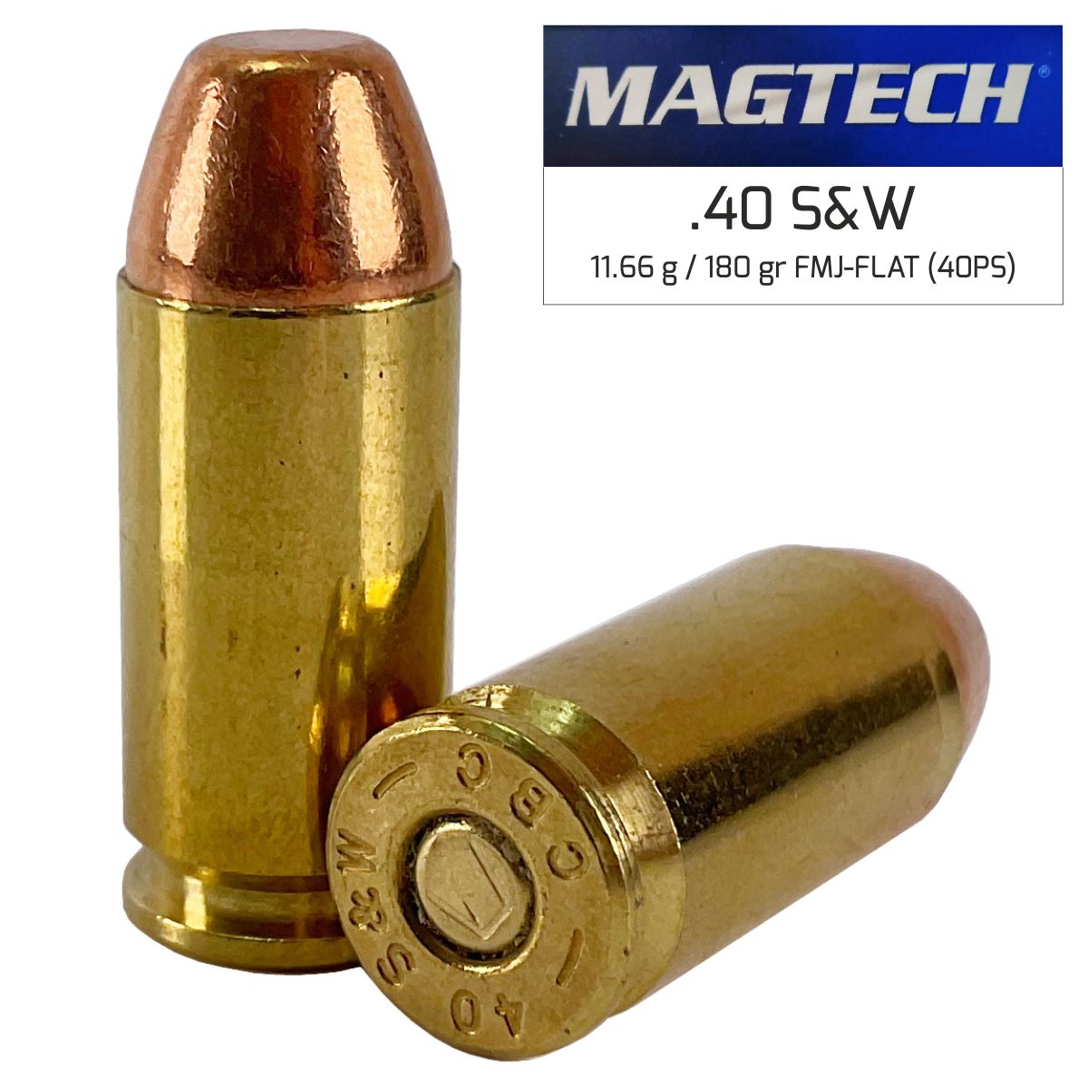Náboj Magtech 40 S&W JHP (40A) 11,66 g, 180 grs