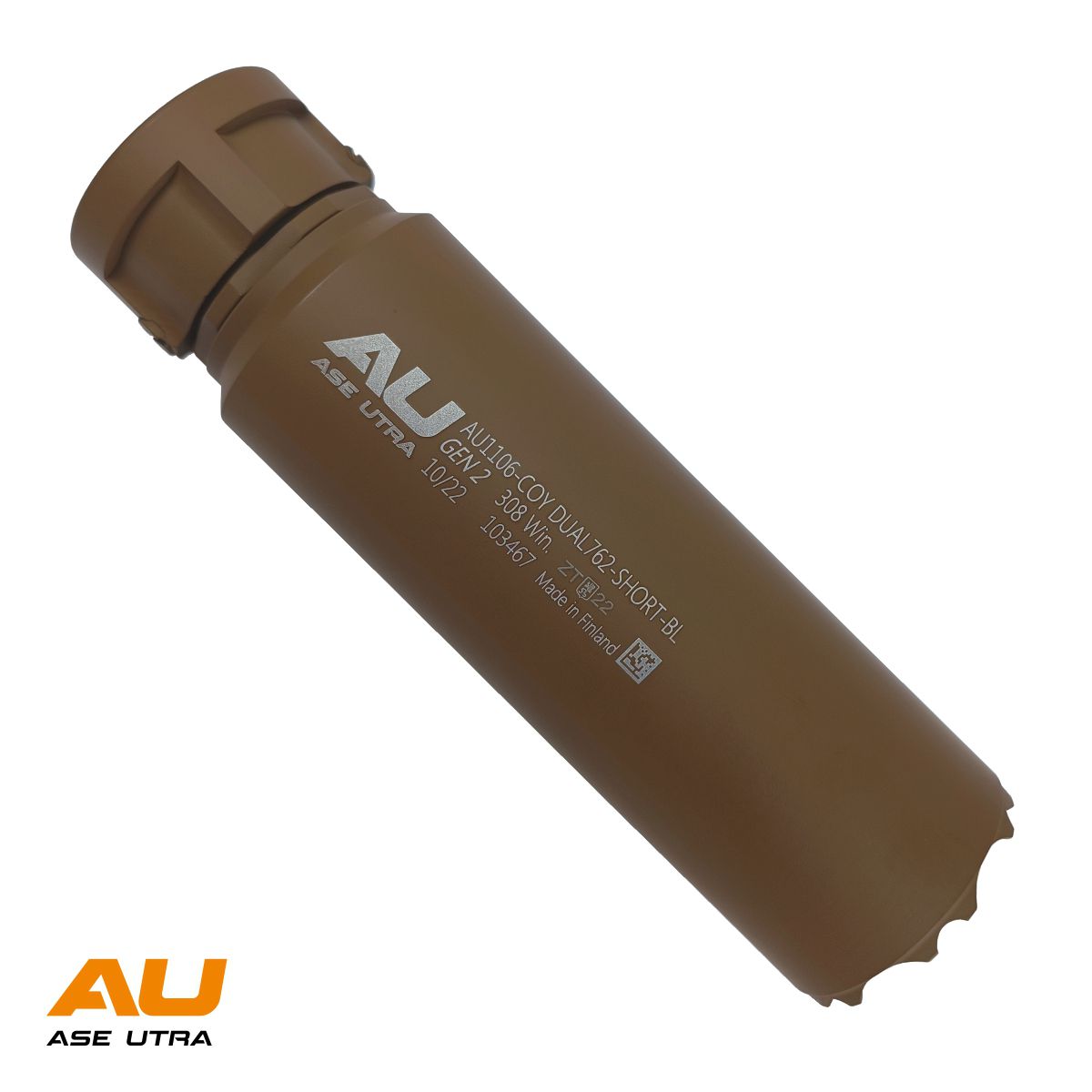 Tlumič Ase Utra DUAL762-S-BL Short GEN2, OD Green Cerakote