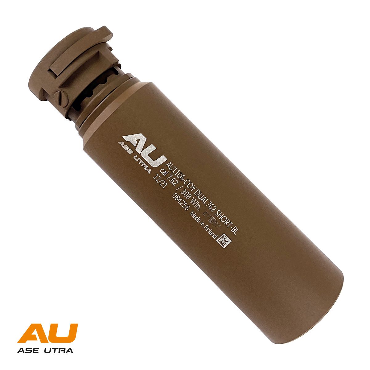 Tlumič Ase Utra DUAL762-S-BL Short GEN2, FDE Cerakote