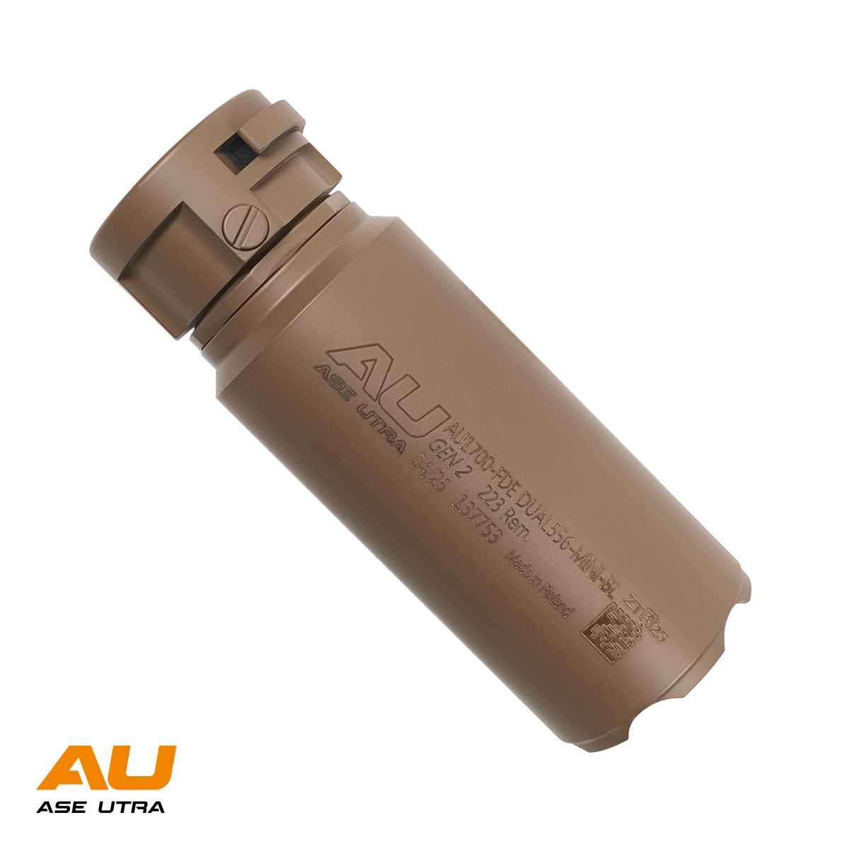 Tlumič Ase Utra DUAL 556-BL MINI, černý Cerakote