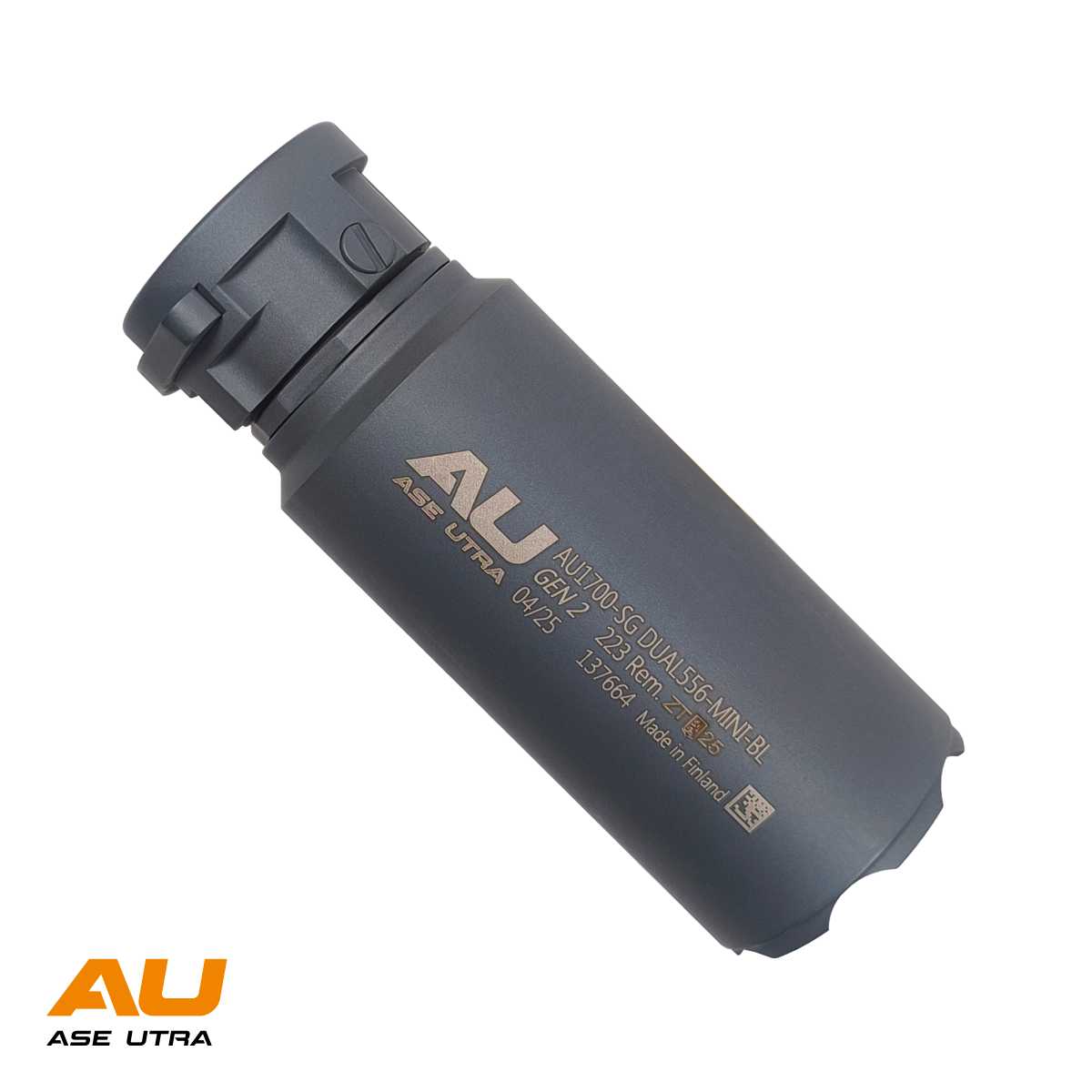 Tlumič Ase Utra DUAL 556-BL MINI, černý Cerakote