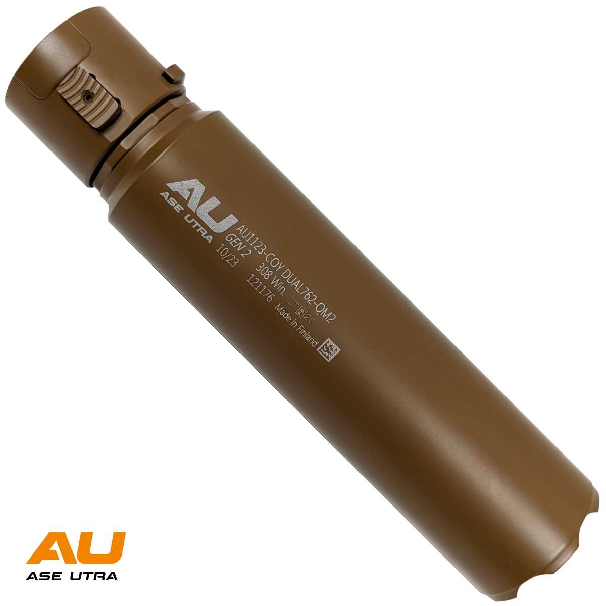 Tlumič Ase Utra DUAL762-QM2, černý Cerakote