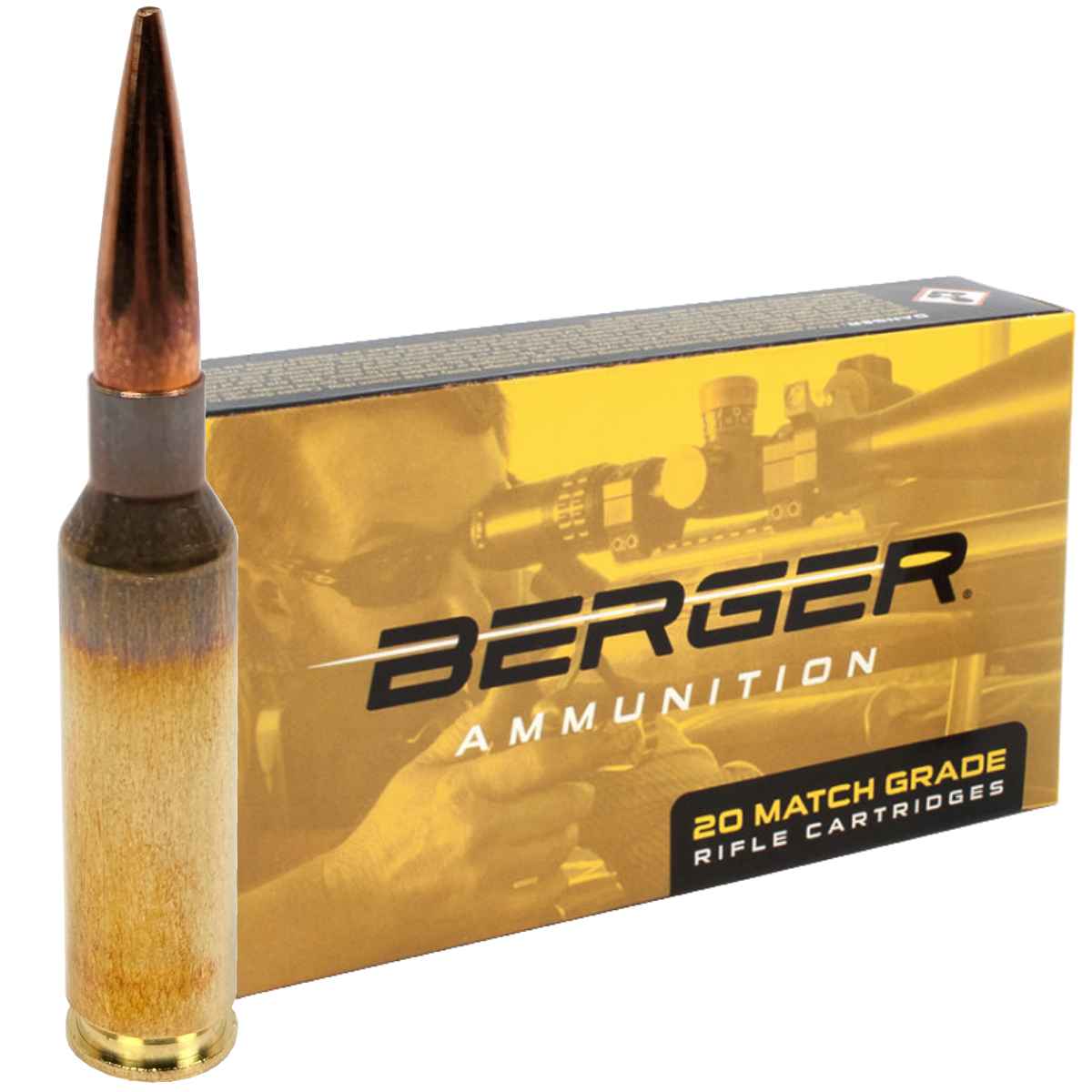 Náboj Berger 6,5 Credmoor LRP, 144gr  / 9,30g, LR Hybrid Target