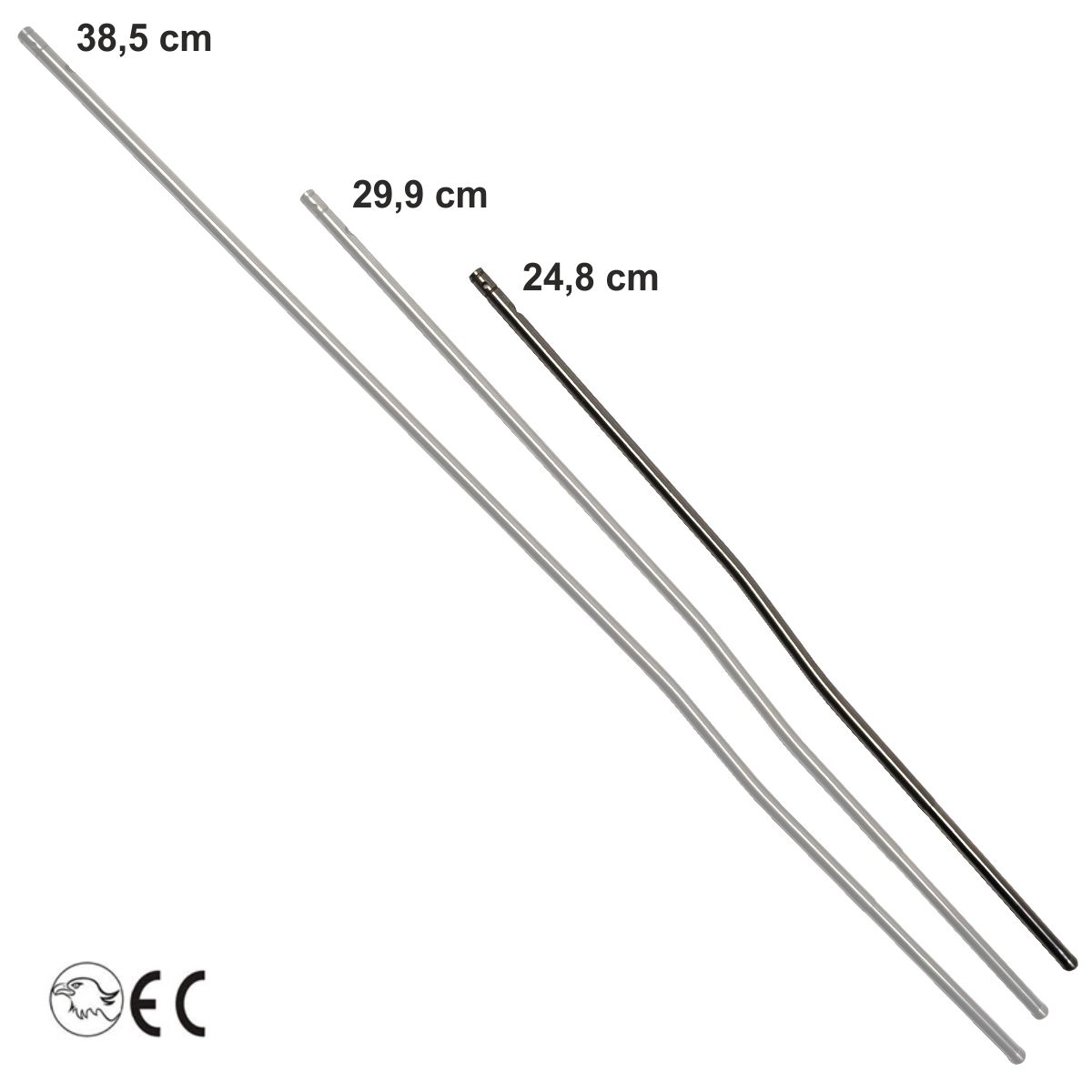 Plynovratná trubice ECI, střední (mid), 29,9 cm pro pušku AR-15