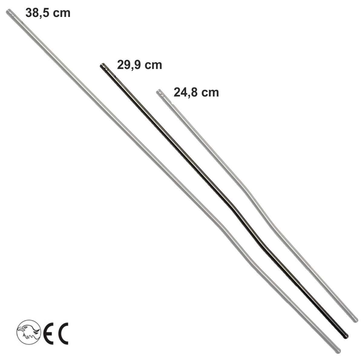Plynovratná trubice ECI Rifle, 38,5 cm, pro AR-15 (dlouhá)