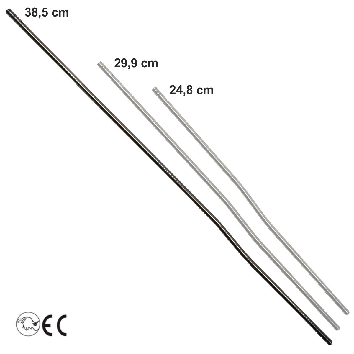 Plynovratná trubice ECI, střední (mid), 29,9 cm pro pušku AR-15