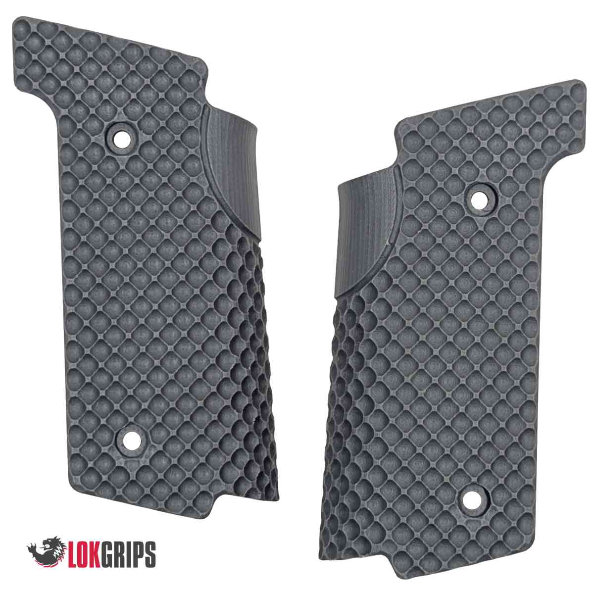 Střenky LOKGRIPS pro Walther PDP FS, SF Thin, Veloce, černé
