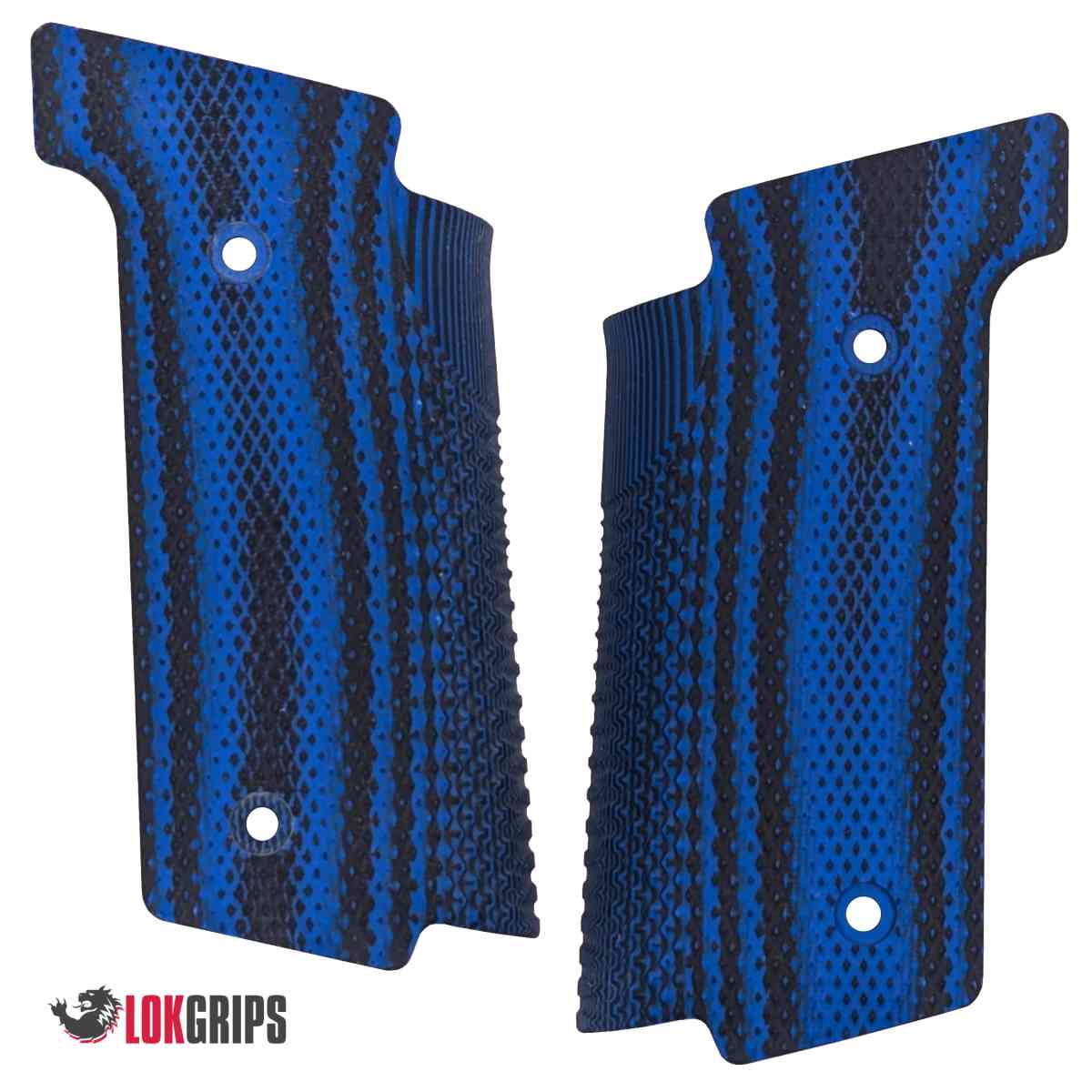 Střenky LOKGRIPS pro Walther PDP FS, SF Thin, Veloce, černé