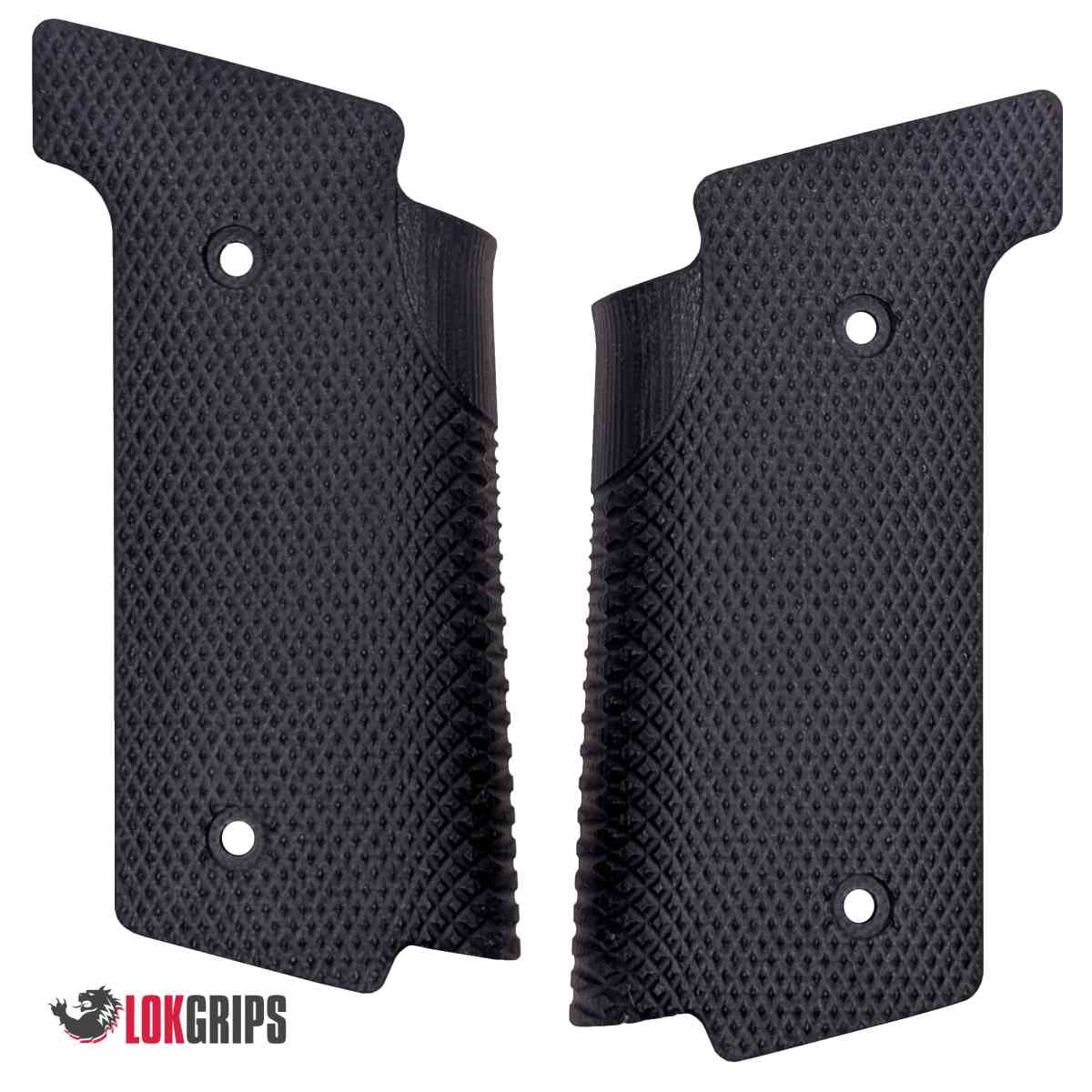 Střenky LOKGRIPS pro Walther PDP FS, SF Thin, Veloce, černé