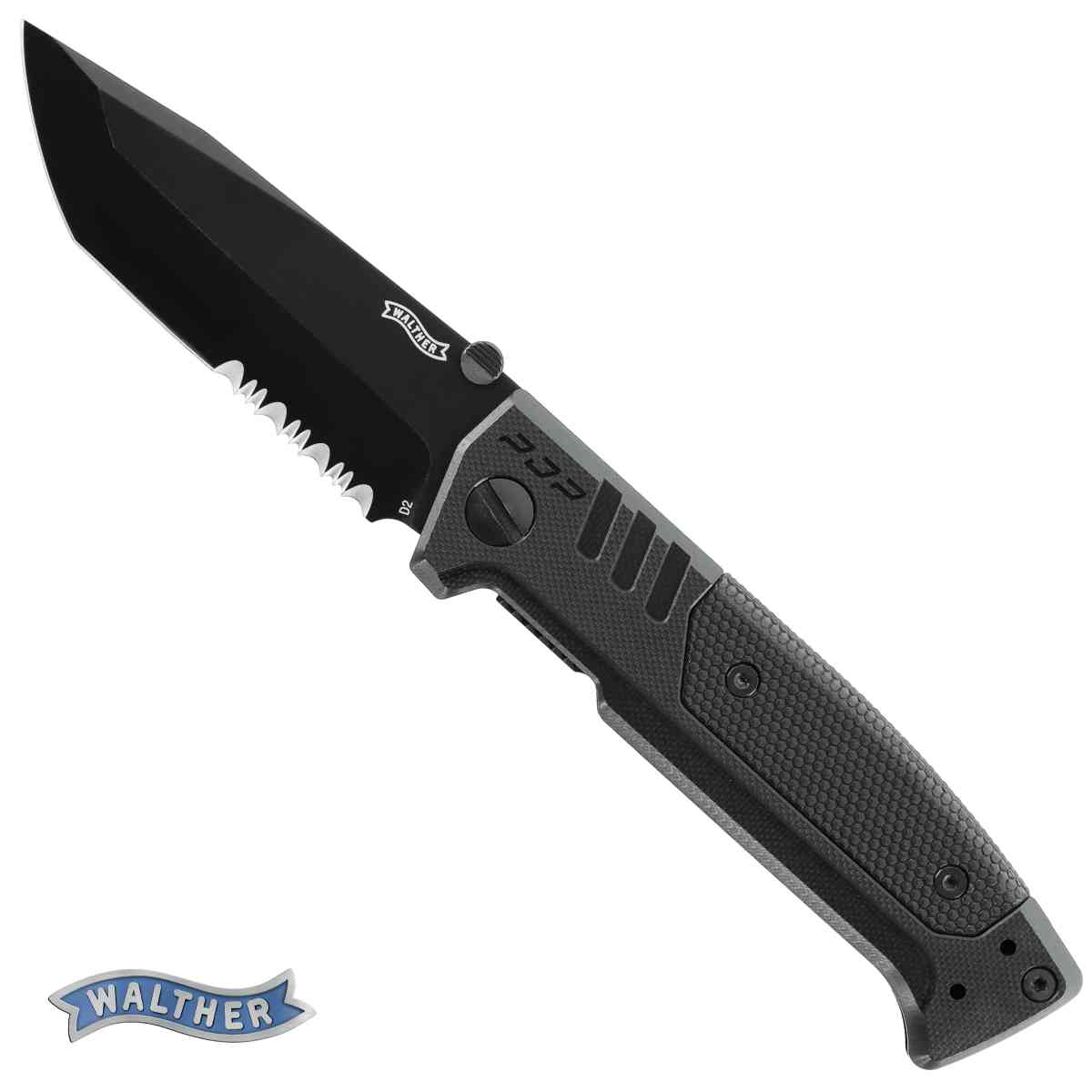Zavírací nůž Walther PDP Spearpoint Folder, černý