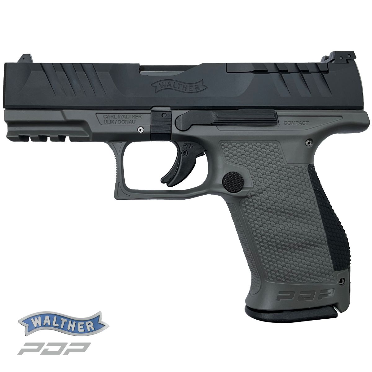 Walther PDP Full Size OD Green 4,5‘‘, 9 mm Luger, pistole samonabíjecí