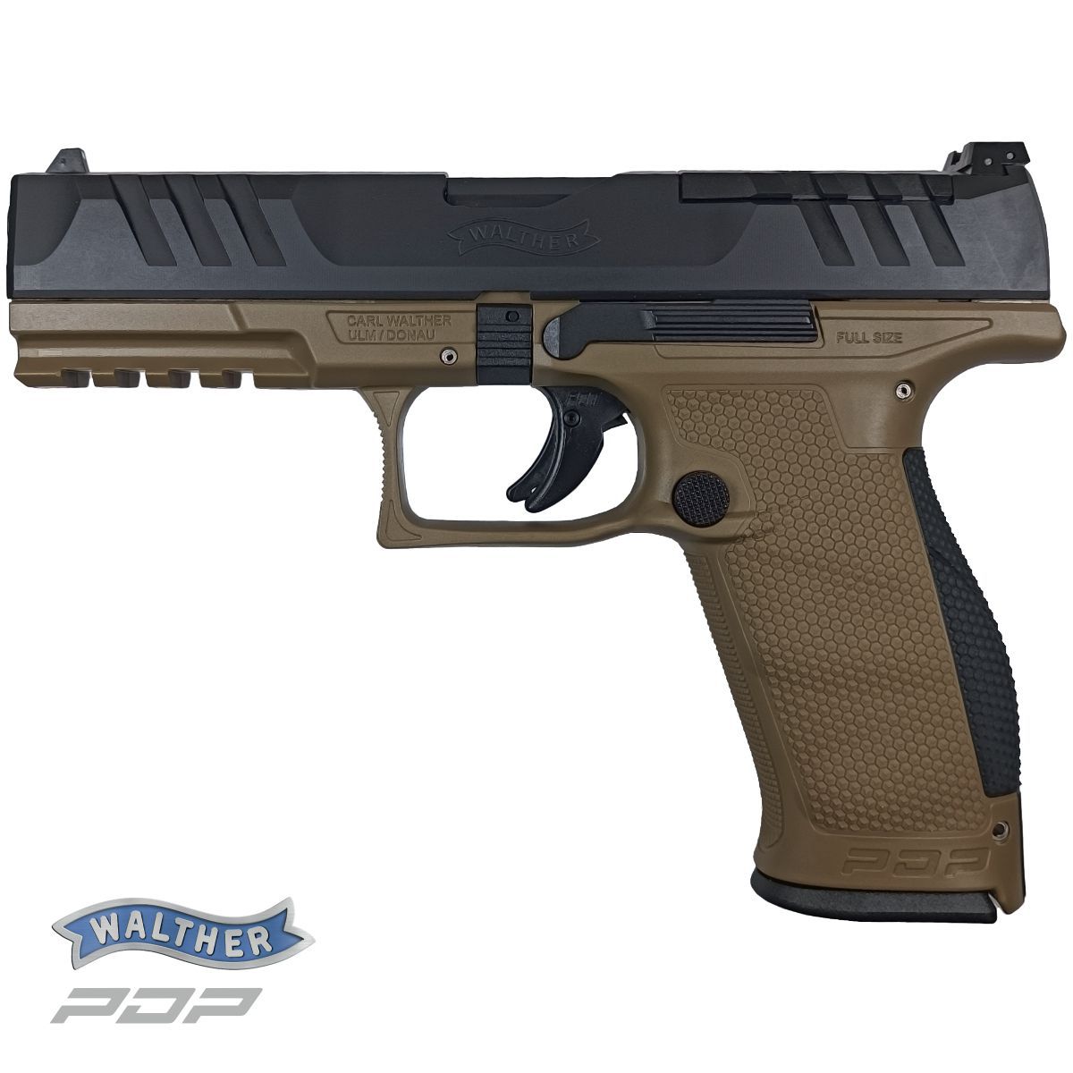 Walther PDP Full Size OD Green 5‘‘, 9 mm Luger, pistole samonabíjecí