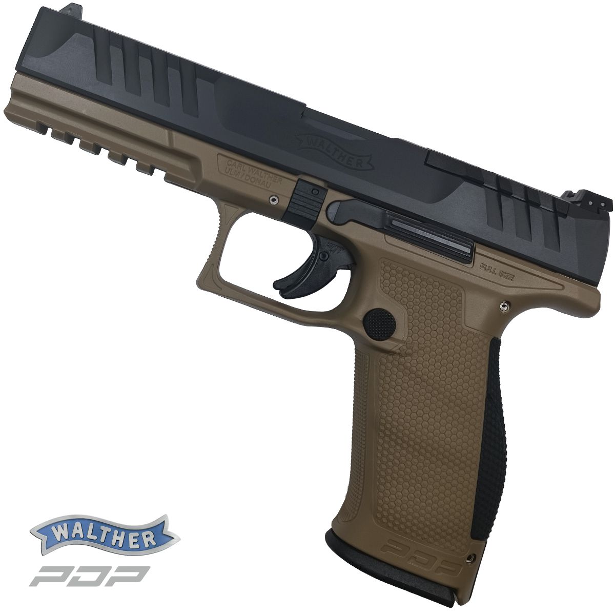 Walther PDP Compact FDE 4‘‘, 9 mm Luger, pistole samonabíjecí