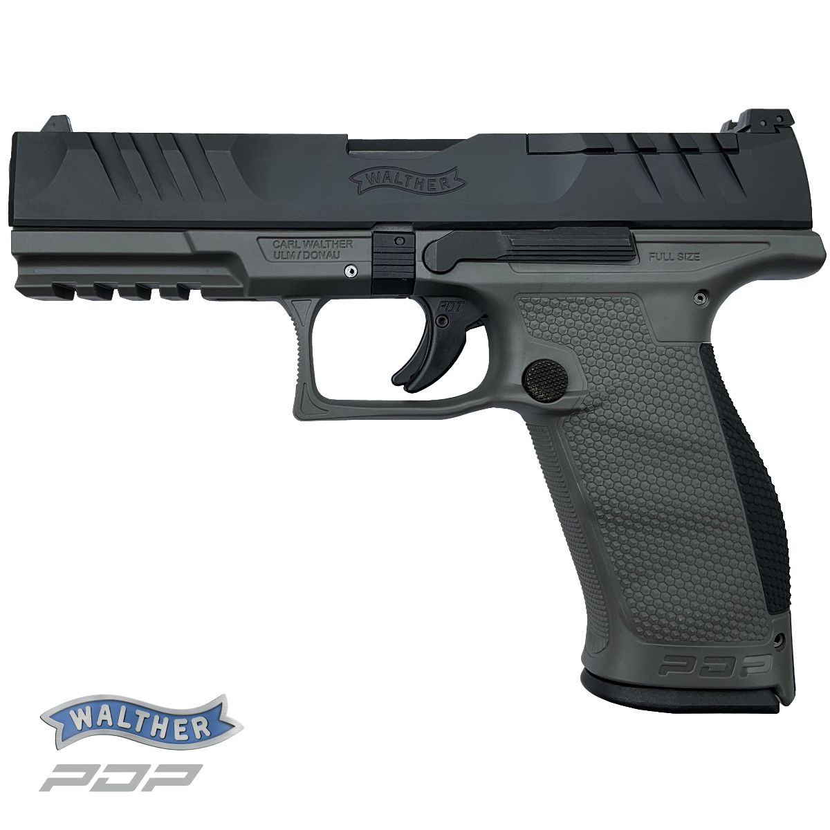 Walther PDP Full Size OD Green 4,5‘‘, 9 mm Luger, pistole samonabíjecí